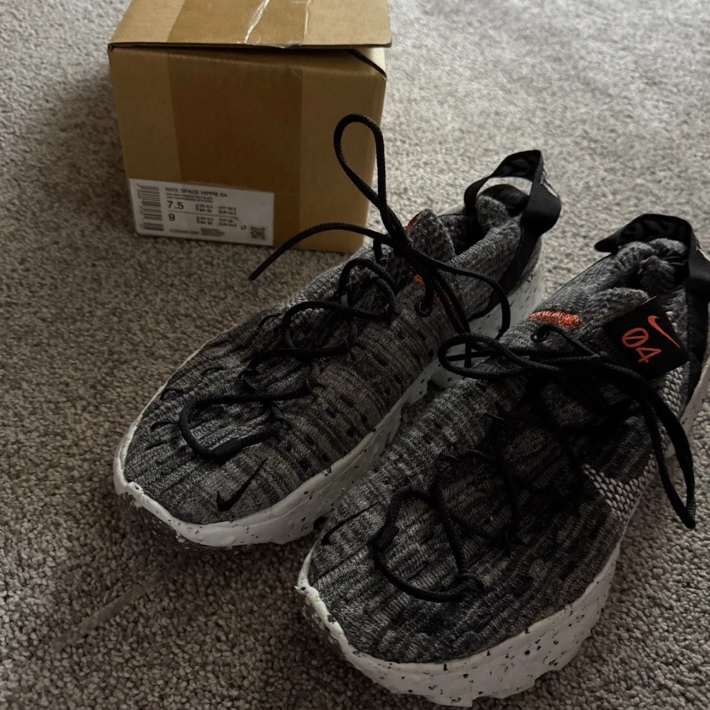 Nike Black and Gray Athletic Sneakers